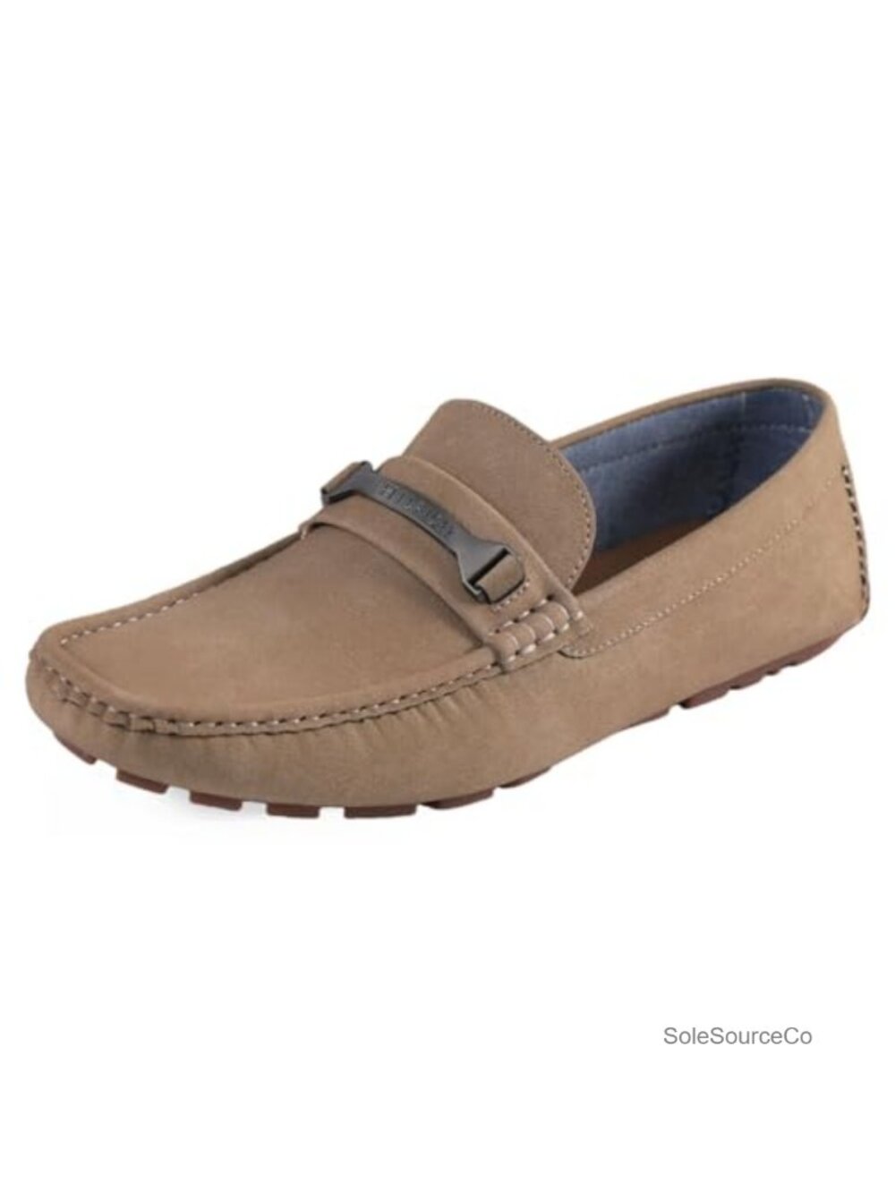 Men's Axin Slip-On Loafers Faux Leather Moc Toe Memory Foam